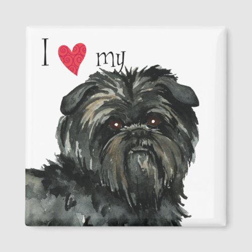 I Love my Affenpinscher Magnet