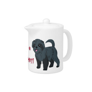 I Love My Affenpinscher! Teapot