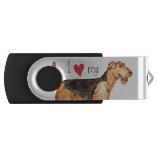 I love my Airedale USB Flash Drive