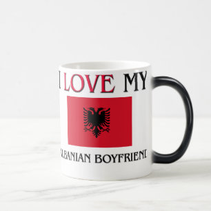 I Love My Albanian Boyfriend Color Morph Mug