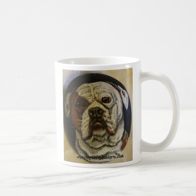I LOVE MY AMERICAN BULLDOG! COFFEE MUG (Right)