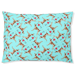 I Love my American English Coonhound Pet Bed