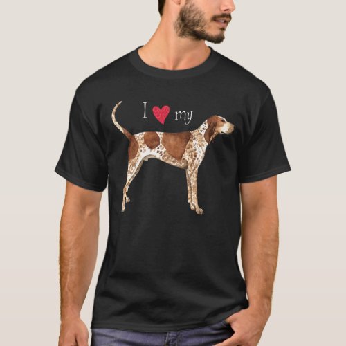 I Love my American English Coonhound T_Shirt