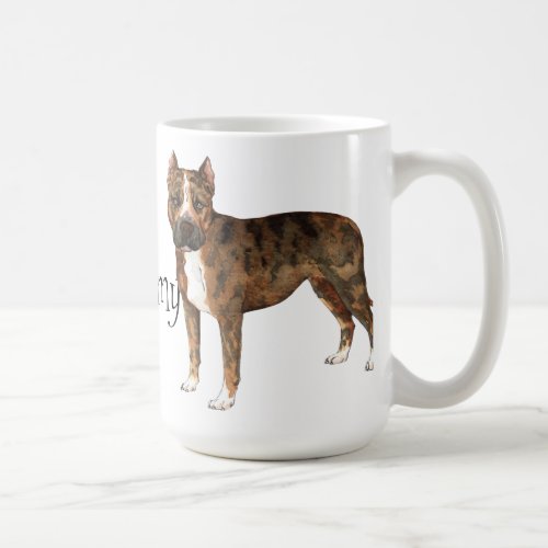 I Love my American Staffordshire Terrier Coffee Mug
