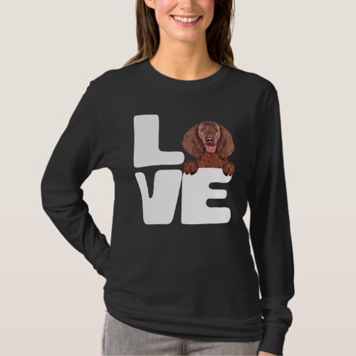 I Love My American Water Spaniel Dog T-Shirt