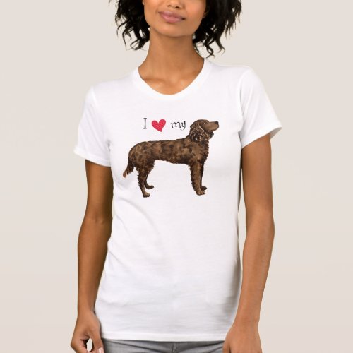 I Love my American Water Spaniel T_Shirt