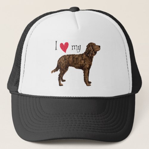 I Love my American Water Spaniel Trucker Hat