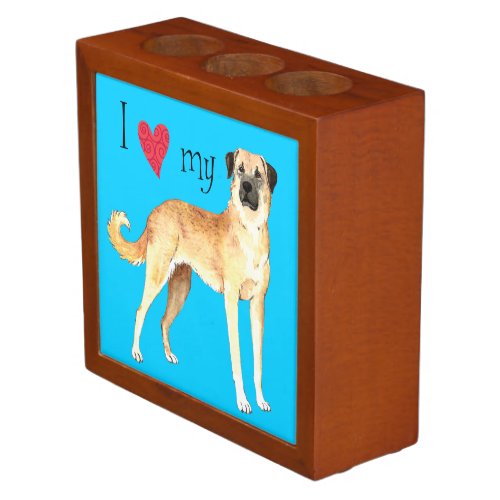 I Love my Anatolian Shepherd Desk Organizer