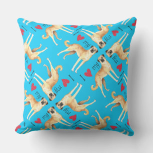 I Love my Anatolian Shepherd Dog Throw Pillow