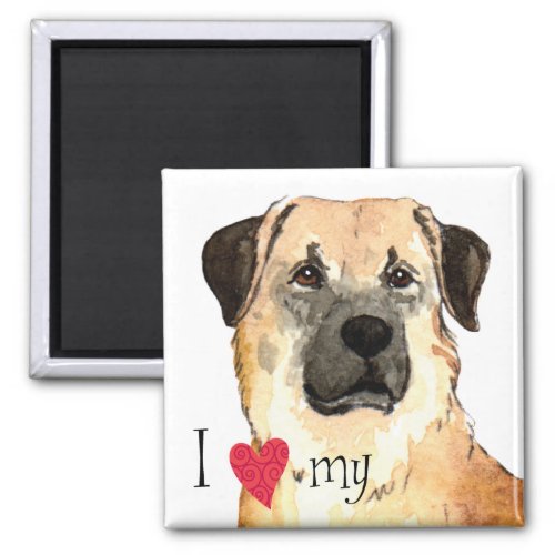 I Love my Anatolian Shepherd Magnet