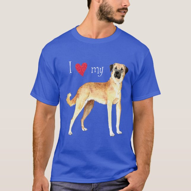 I Love my Anatolian Shepherd T-Shirt (Front)