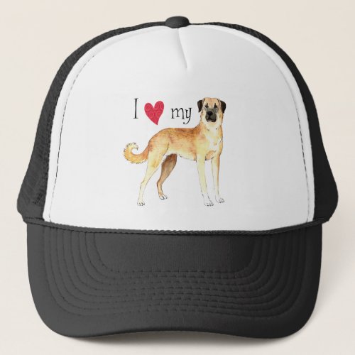 I Love my Anatolian Shepherd Trucker Hat