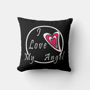 I love my Angel Throw Pillow