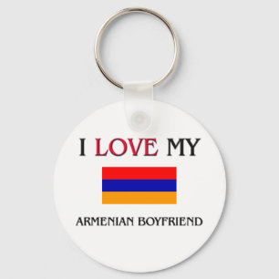 I Love My Armenian Boyfriend Keychain