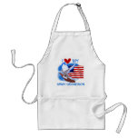 I Love My Army Grandson Tshirts and Gifts Adult Apron