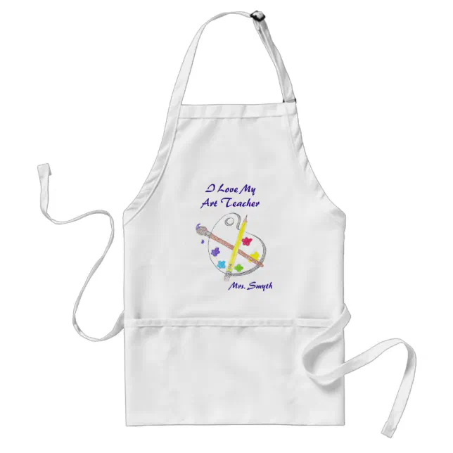 art teacher art class artist apron