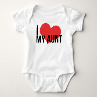 I Love My Aunt Baby Shirt