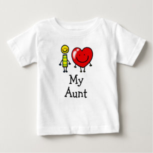 i love my aunt baby T-Shirt