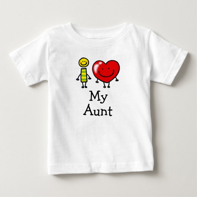i love my aunt baby T-Shirt (Front)