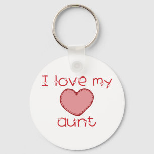 I love my aunt keychain