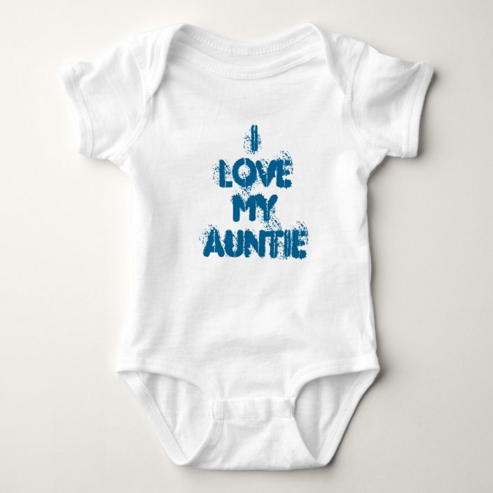 i love my auntie baby boy clothes