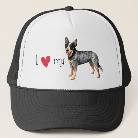 i love my dog hat