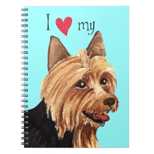 I Love my Australian Terrier Notebook