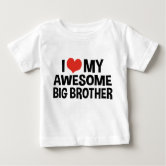  Pink Or Blue Big Brother Loves You For Brother & Sister Premium  T-Shirt : Clothing, Shoes & Jewelry