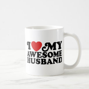 I Love My Awesome Husband Coffee Mug