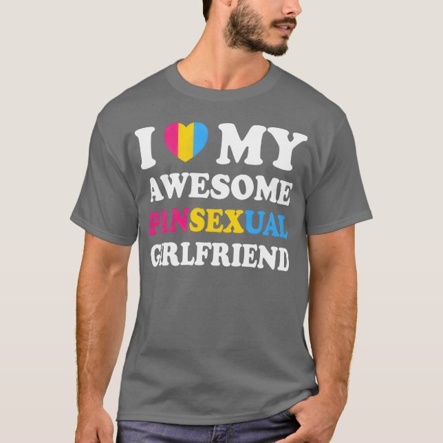 I Love My Awesome Panual Friend family T-Shirt (Front)