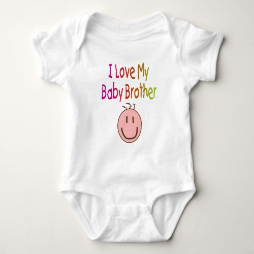 I love my Baby Brother__Childs T_Shirt and Gifts Baby Bodysuit