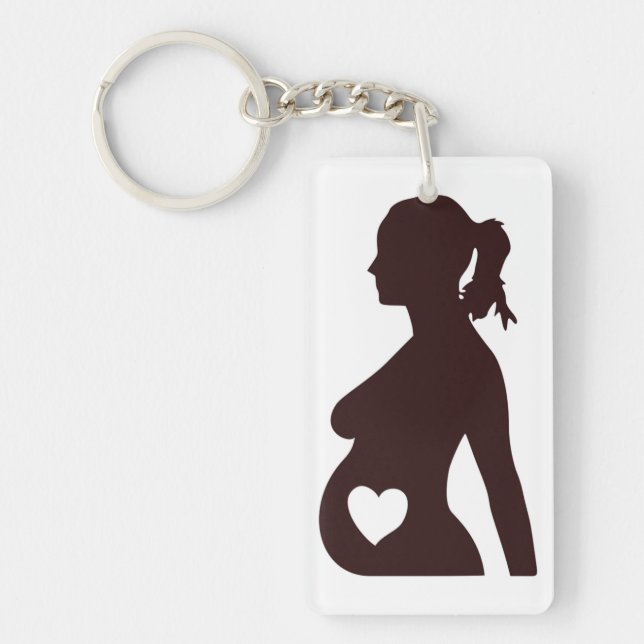 I LOVE MY BABY KEYCHAIN (Front)