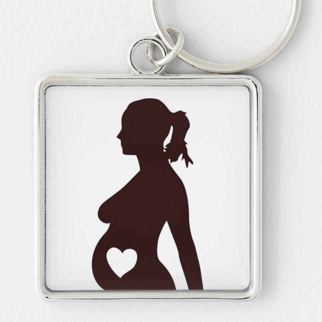 I LOVE MY BABY KEYCHAIN (Front)