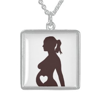 I LOVE MY BABY STERLING SILVER NECKLACE