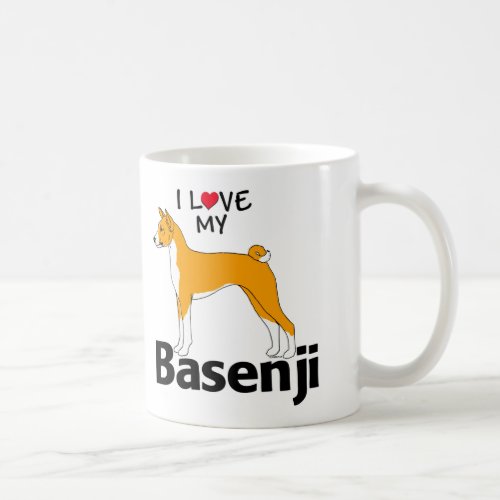 I Love my Basenji Coffee Mug