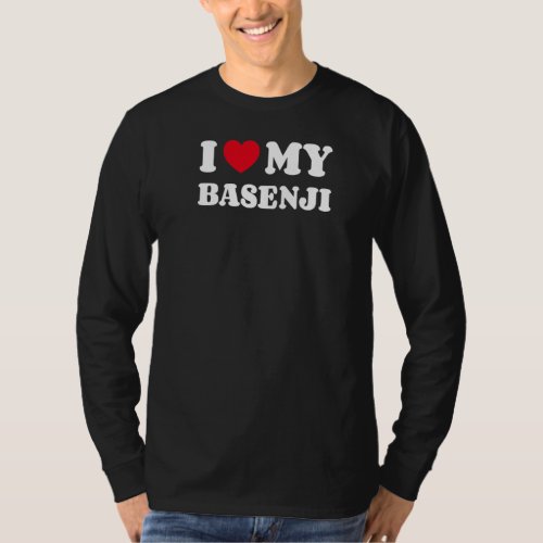 I Love My Basenji T_Shirt