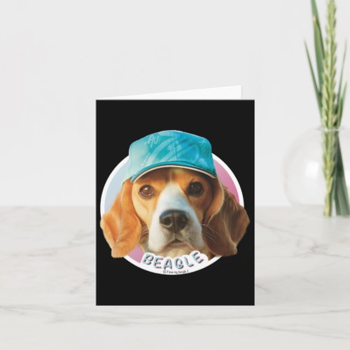 I Love My Beagle Active  Card