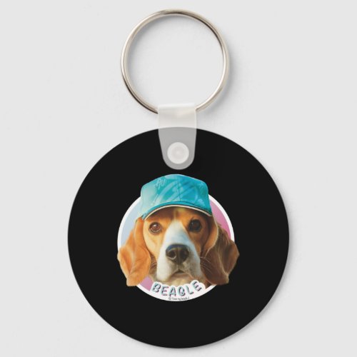 I Love My Beagle Active  Keychain