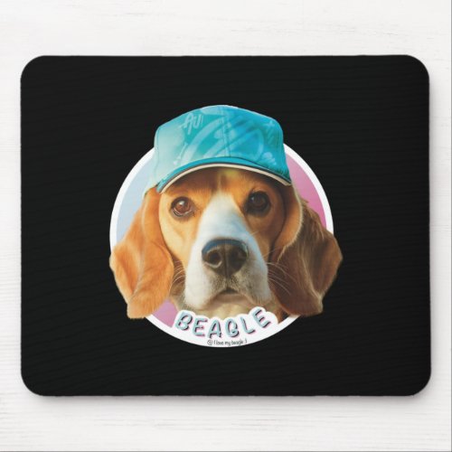 I Love My Beagle Active  Mouse Pad