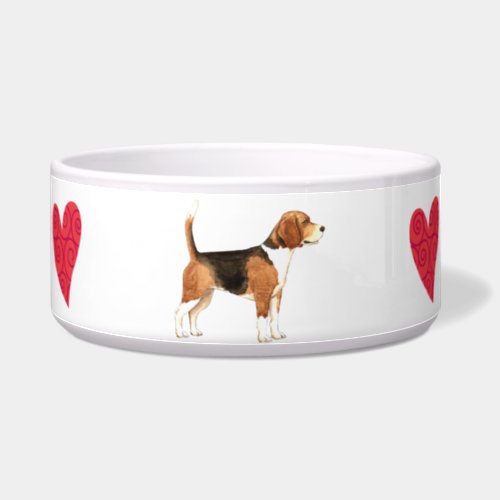 I Love my Beagle Bowl