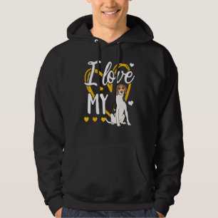 I Love My Beagle Dog Lover Hoodie