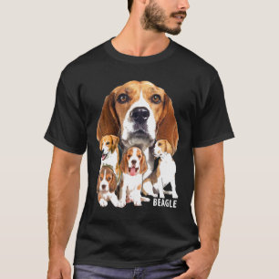 I Love My Beagle Dog Themed Funny Beagle Lover T T-Shirt
