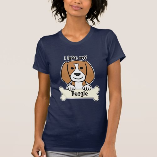 I Love My Beagle T_Shirt