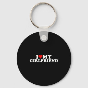 I Love My Beautiful Girlfriend I Heart My Beautifu Keychain