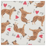 I Love my Belgian Laekenois Fabric