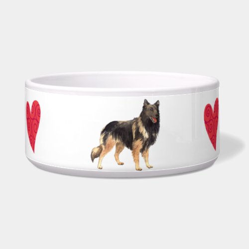 I Love my Belgian Tervuren Bowl