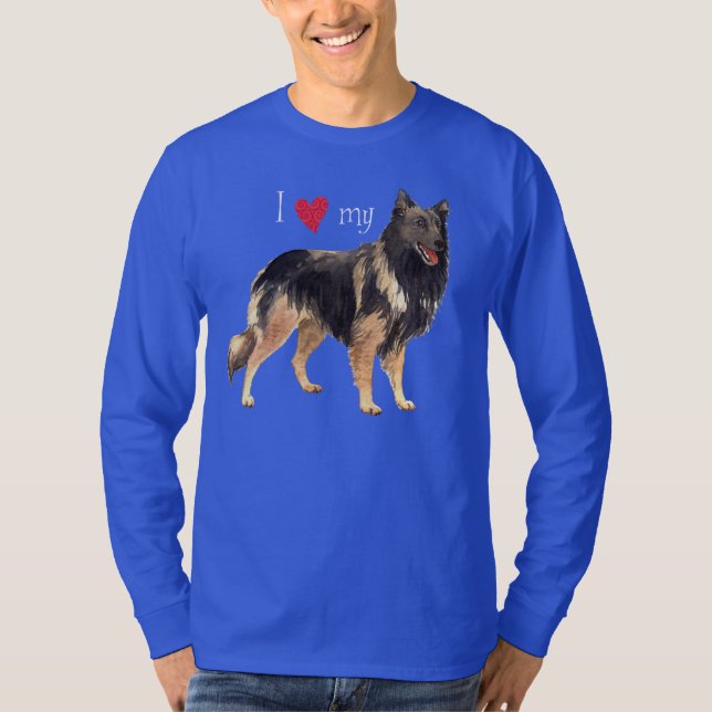 I Love my Belgian Tervuren T-Shirt (Front)