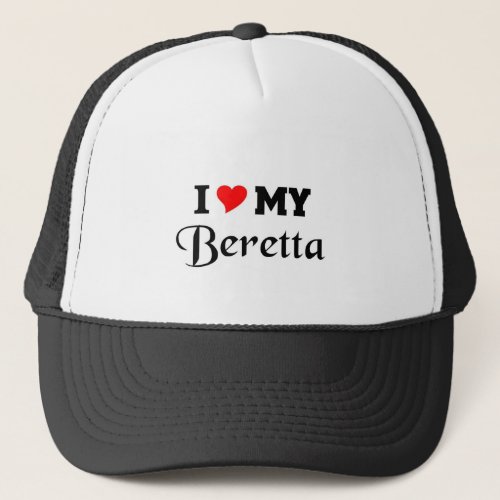 I love my Beretta Trucker Hat