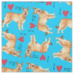 I Love my Berger Picard Fabric