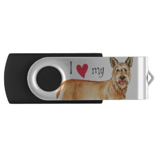 I Love my Berger Picard USB Flash Drive